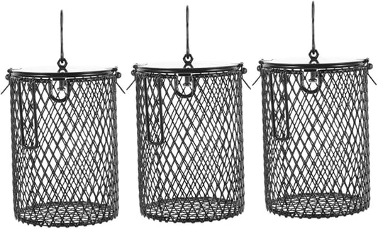 Mipcase 3pcs Reptile Heat Lamp Mesh Cover Insulation Shade for Turtles Lizards Birds Easy to Install Suitable for Day Night Lamps