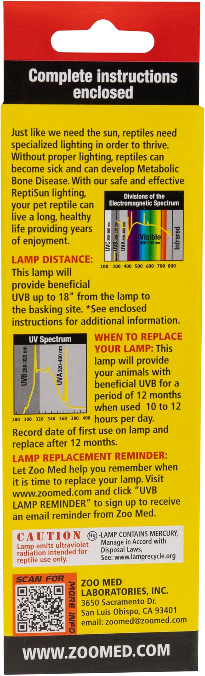 Zoo Med ReptiSun 10.0 UVB Compact Flourescent Replacement Bulb 26 Watts - Pack of 4