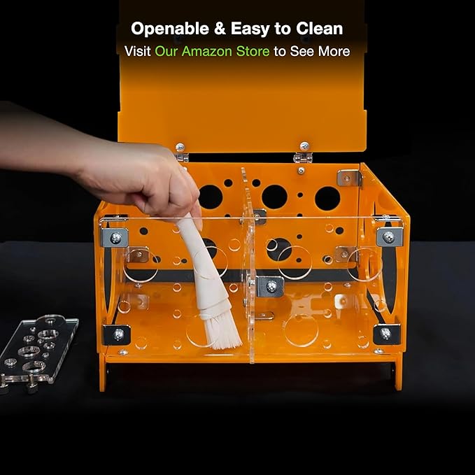 GuineaLoft™ Guinea Pig Cheese House (Double) V2 - The Ultimate Guinea Pig Hideout by Seasoned Owners Who Tried Everything Out There - Exclusive by Guinea Loft