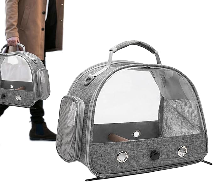 Bird Travel Bag - Travel Bird Backpack Cage | Transport Case, Parrot Carrier Bag, Portable Cagge, Removable Backpack Carrier for Rabbits Parrots Small Pets Hamsters