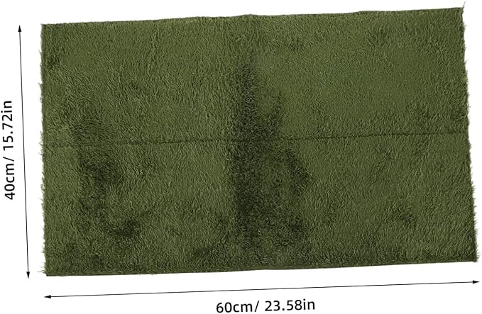 Reptile Terrarium Carpet Mat Liner Supple Breathable Reptile Cage Bedding for Snakes Lizards Tortoises Moisture Resistant Pet Habitat Substrate