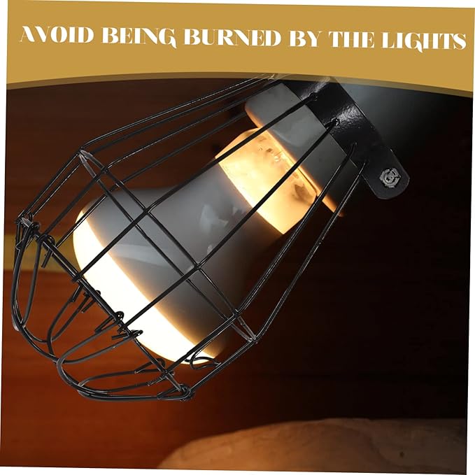 YARNOW 3pcs Reptile Lamp Cover Scalding Mesh Accessory for Reptile Tank and Wear- Design for Turtles Snakes and More