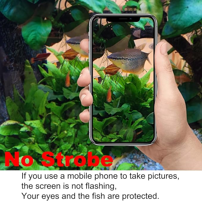 30-40 Inch RGB LED Aquarium Fish Tank Light with Timer 24/7 AUTO ON/Off All Day Mode 44 Keys Remote for Freshwater Saltwater, UL-Listed Adapter