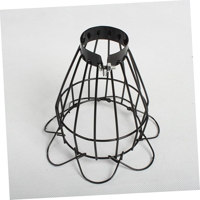 Happyyami 2pcs Reptile Lamp Covers - for Reptile Tanks Easy Installation -scalding for Bearded Dragons Lizards and More