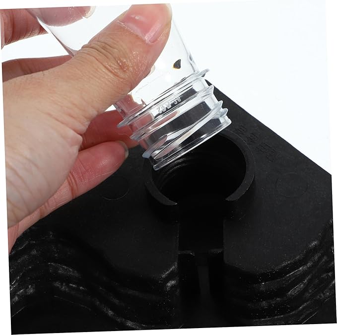 Reptile Automatic Water Feeder for Tortoises and Lizards Black Smooth Surface Design Convenient and Practical Drinking Fountain for Terrarium Use