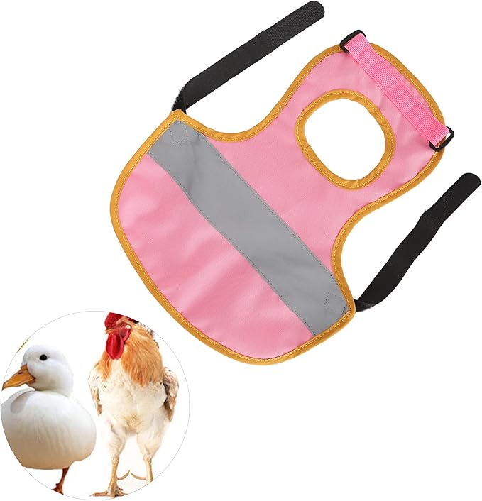 Chicken Vest, Chicken Harness Adjustable Chicken Harness Leash Pet Vest Holder for Duck Litter Dog Hens Goose()