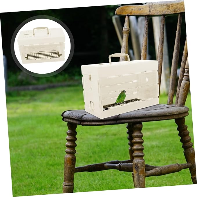 GALPADA Portable Parrot Carrier Cage Small Cage for Parakeets Ventilation for Air Circulation for Outdoor Use and Pet Comfort