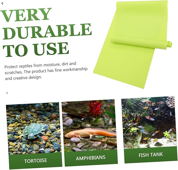 BESPORTBLE 2pcs Reptile Carpet Pad Oil Substrate for Terrarium Reptile Bedding for and Tortoise Habitat