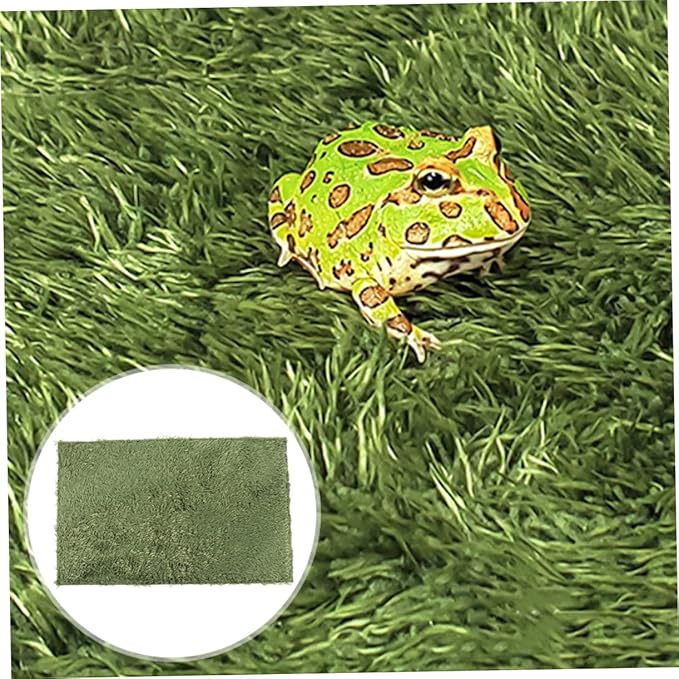 BESPORTBLE Household Reptile Carpet Mat Washable Terrarium Bedding for Lizard Gecko Snake and Tortoise Durable Easy to Cut and Comfortable Crawl Space for Pets