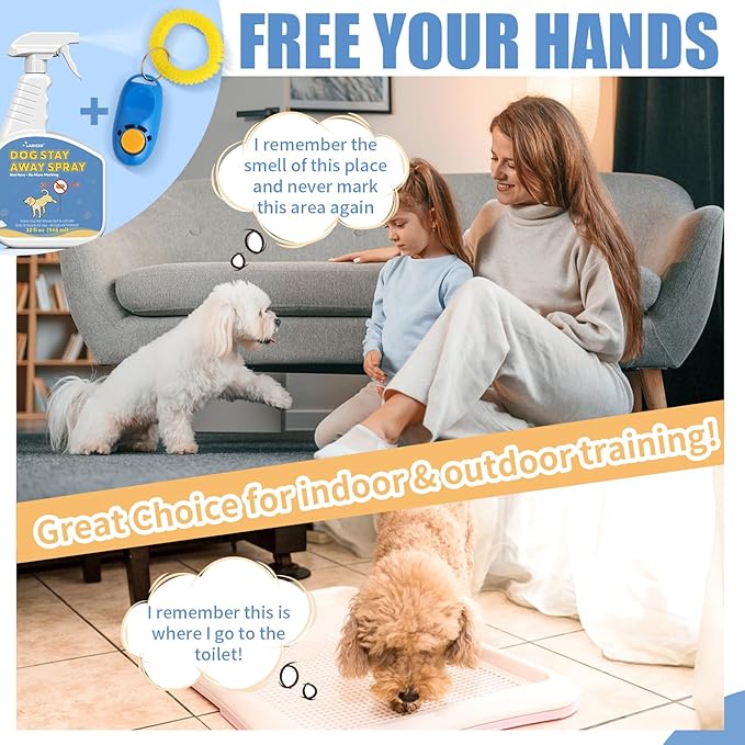 32 Oz Solution to Keep Dogs from Marking Indoors, Behavior Support Spray to Stop Dogs from Marking Their Territory, Gentle and Effective Pet Behavior Aid