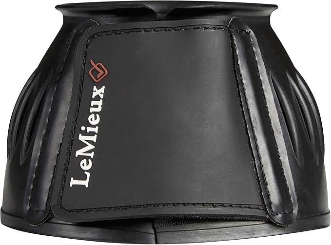 LeMieux Black Rubber Bell Overreach Horse Boots - Protective Gear and Training Equipment - Equine Boots, Wraps & Accessories