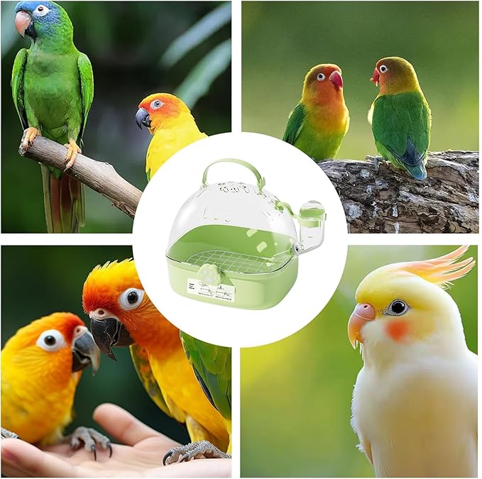 Ventilated Kennel with Water Bottle - Bird Bag Carrier, Handheld Pet Carrier for Tiny Breed Puppy Kitten Ferret Bunny | Comfortable and Safe for Car Rides Veterinary Visits Travel Outdoor Use