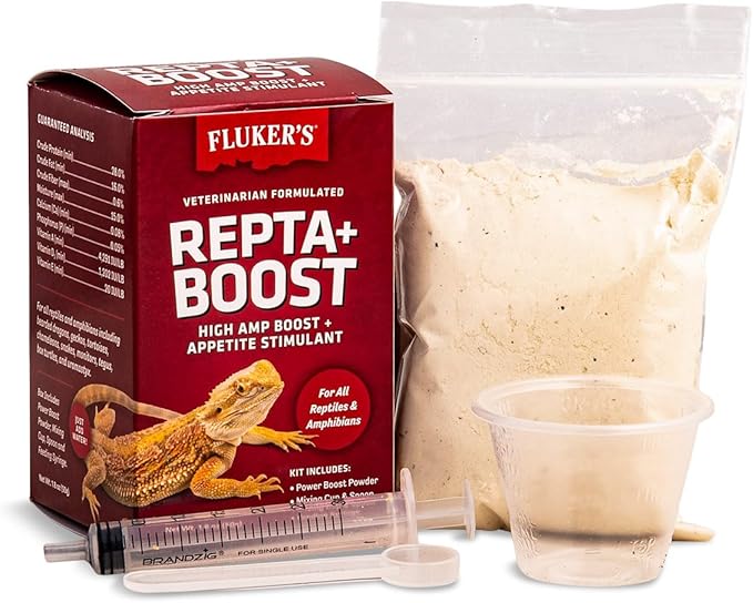 Fluker's Repta Boost, Insectivore and Carnivore High AMP Boost Reptile Supplement, 50gm