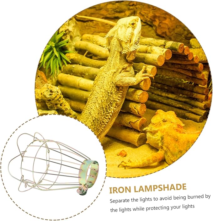 BESPORTBLE 4pcs Box Heat Lamp Shade for Reptiles Reptile Lampshade Protector Safe and Light Material