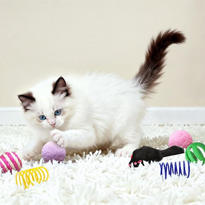 Cat Toys for Indoor Cats, 35 Packs Interactive Cat Toys Set for Kitten - Image 7