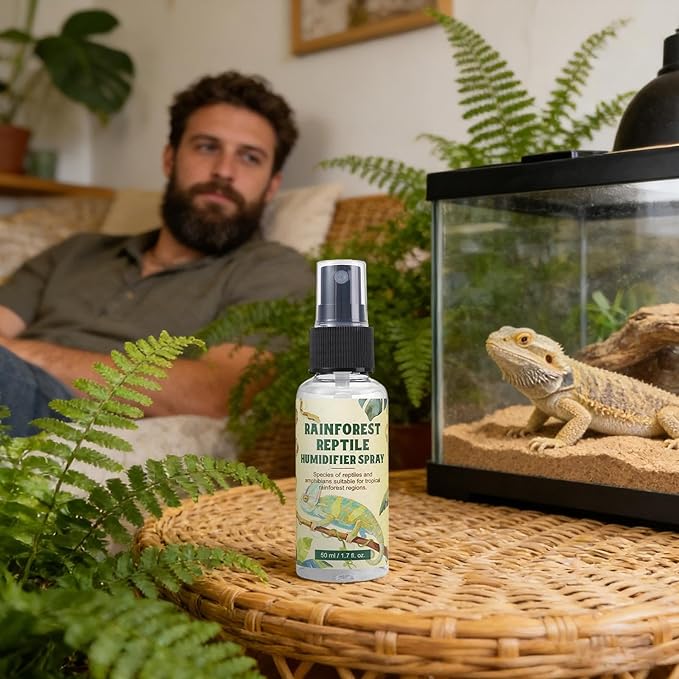 Snake Skin Moisturizer | 50ml Tortoise Dry Skin Care,Tortoise Hydrating Spray,for Breeders Pet Parents Animal Lovers Terrarium Enclosure Cage Feeding Tank Shelters Home Office