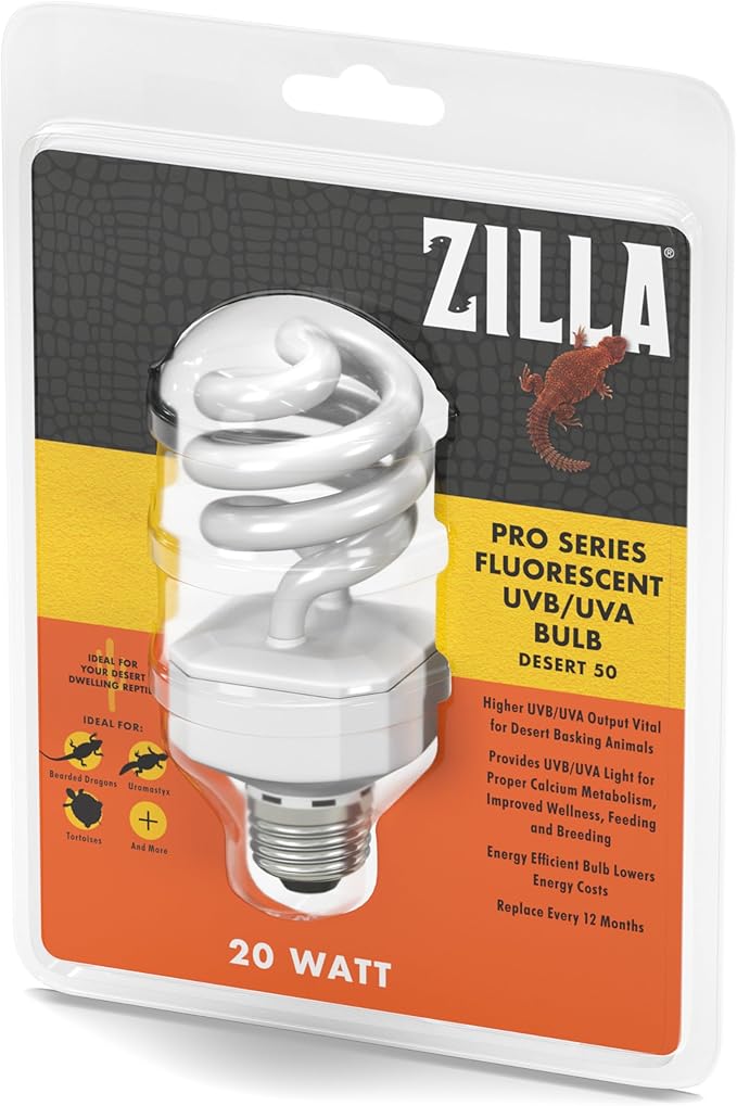 Zilla Fluorescent Coil Bulb Desert 20 Watts