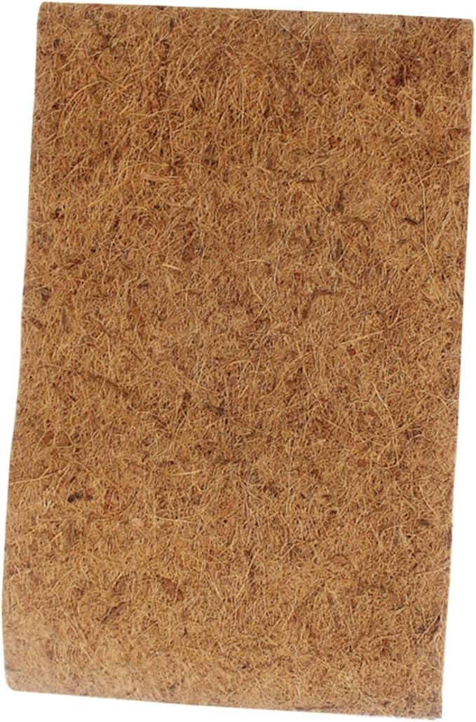 Natural Coconut Fiber Reptile Mat Bearded Dragon Substrate Tortoise Bedding Lizard Tank Accessories Insulating Pad for Reptile Terrarium Soft and Healthier for Your Pet