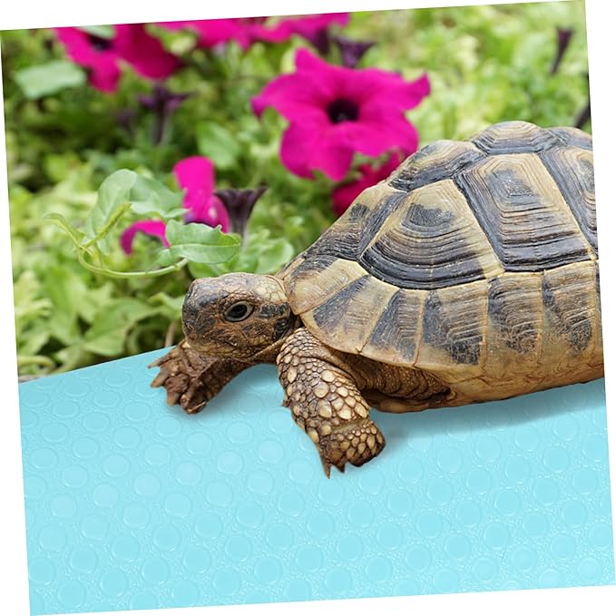 200m Reptile Terrarium Carpet Non-Slip Easy-Clean Bedding Mat for Bearded Dragons Snakes and Lizards Blue Substrate for Reptile Supplies