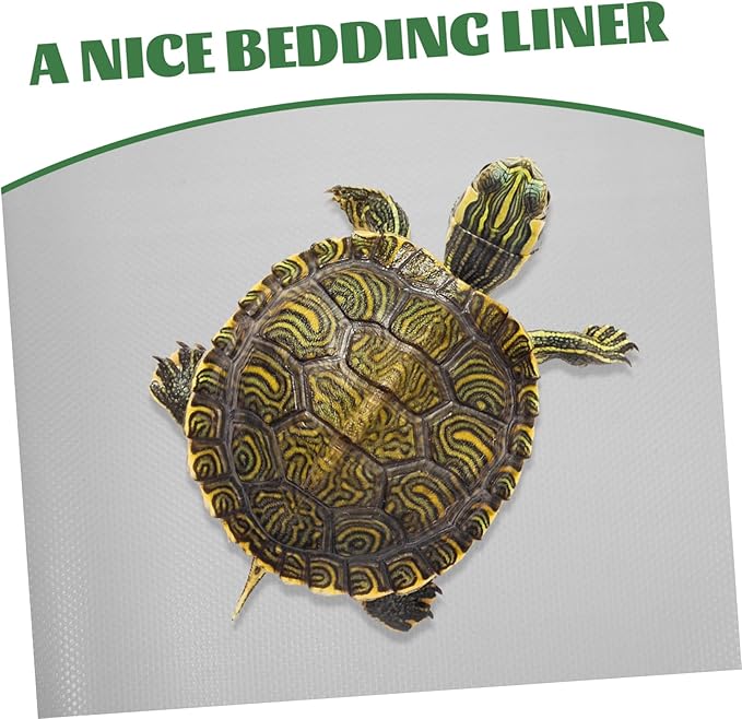 YARNOW Reptile Carpet Mat for Bearded Dragon and Other Reptiles Terrarium Bedding Liner Lightweight and Easy to Clean Gray Substrate for Lizard Gecko Snake Tortoise