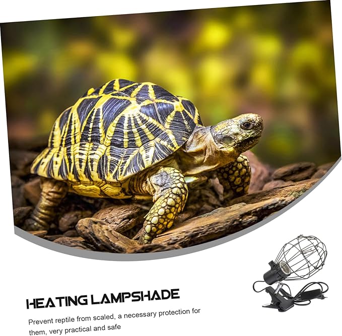 BESPORTBLE 1pc Ceramic Heat Lamp Cover for Reptiles Lampshade Sturdy Clamp Fit for Pet Heating Lights Efficient Heat Dissipation