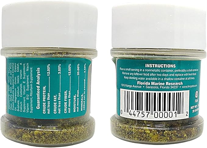 Needzo Hermit Crab Food Bottles for Refill, All in One Natural Supplies and Habitat Necessities for Crabs, Two Ounces Each, 2 Pack