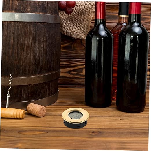 Beavorty Mini Digital Thermometer Hygrometer for Indoor Reptile Use LCD Room Humidity for Wine Cabinets Greenhouses and Rooms Accurate Temperature Humidity Control