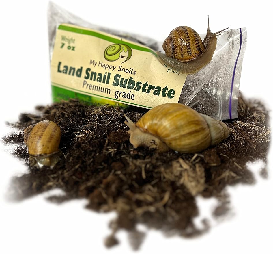 Premium Land Snail Substrate - The Perfect Bedding for Your Pet Snail | Weight 7 Oz or 200 Grams