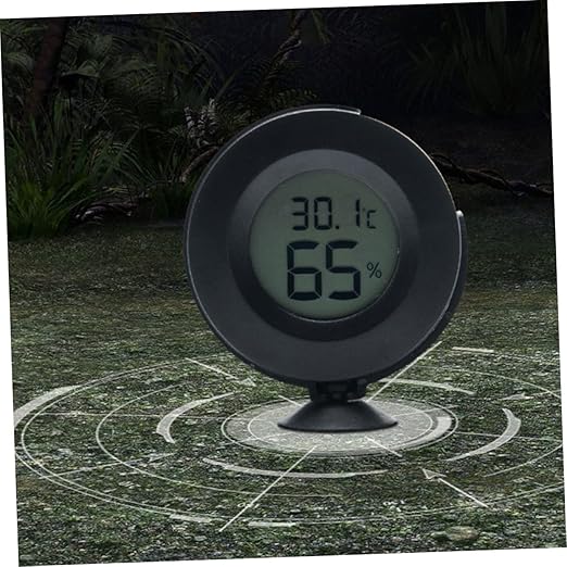 Garneck Reptile Thermometer Digital Hygrometer for Greenhouse Aquarium Babyroom Humidity Gauge Temperature