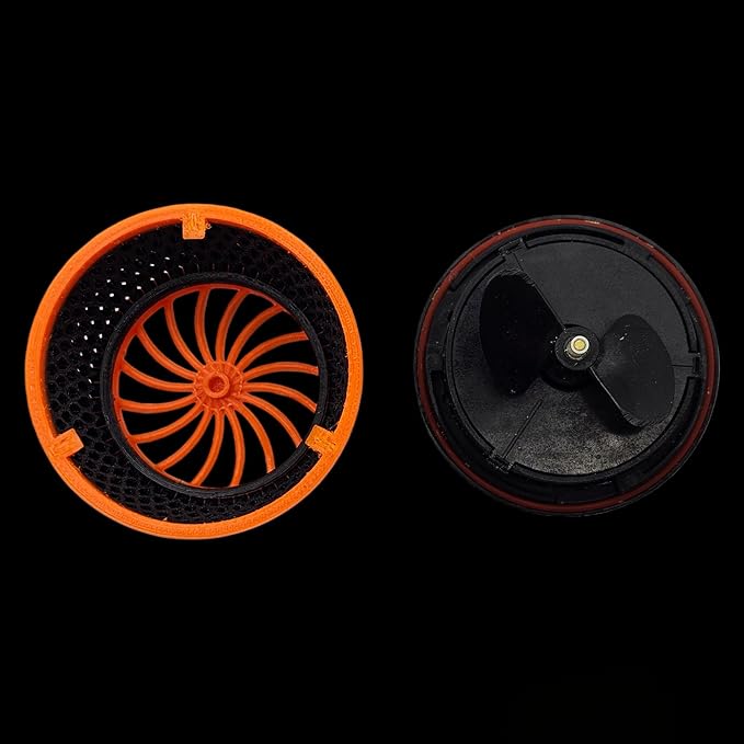 Anemone Guard Nem Guard Direct Replacment for EcoTech Marine VorTech MP10 & MP40 (MP40, Fluorescent Orange-Black-Fluorescent Orange (Tri-Color))