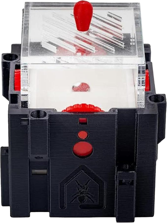 Anthouse.ES - Foraging Box for Modular 3D Ant Farms - QBIK One - Ideal Terrarium for Large Ant Colonies - Ergonomic and Easy-to-Expand System - 6.78x6.78x10 cm