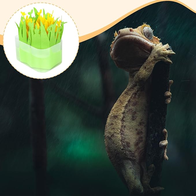 for Reptiles, for Artificial Plants, Humidification System for Amphibians, Green Yellow