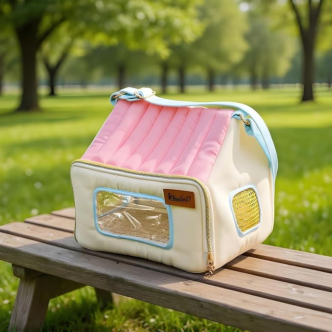 Portable Bird Carrier Bag with Stainless Tray | Warm, Breathable Pet Travel Cage for Birds, Pigeons, and Small Animals, Ideal for Home, Office, Road Trips, Vehicles, Daily Indoor and Outdoor Use