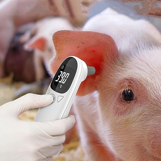 Cat Temperature Meter | Digital Pet Thermograph,Gauge Instant Portable Thermograph for Cattle Indoor Pigs Horse Cats Livestocks Health Dogs