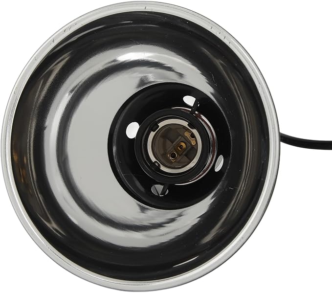 aqxreight Reptile Light Fixture with E27 Socket for UVA UVB and Basking Heat Bulbs Compatible with Most Terrariums and Vivariums