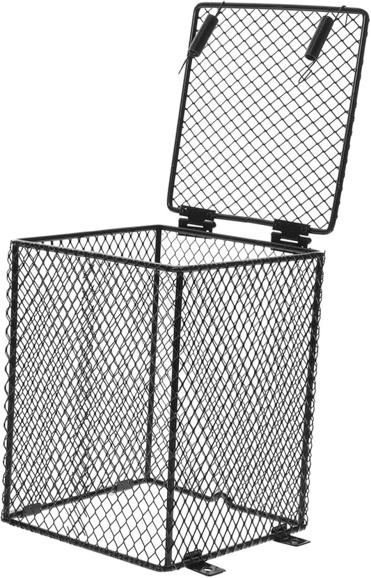 Toddmomy Reptile Heating Lamp Cover Scald Mesh Design for Parrot Bird Cage Turtle and Lizard Terrarium Use Easy Install