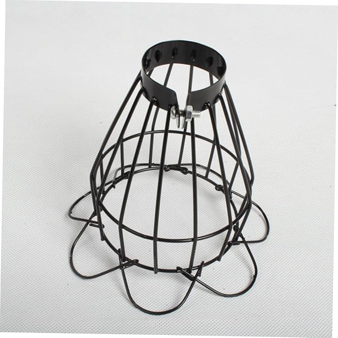 2pcs Anti-Scald Reptile Lamp Shade Ceramic Heat Lamp Cover for Reptile Habitat Lighting Easy Install Safe Mesh Design to Protect Bulbs and Prevent Burns