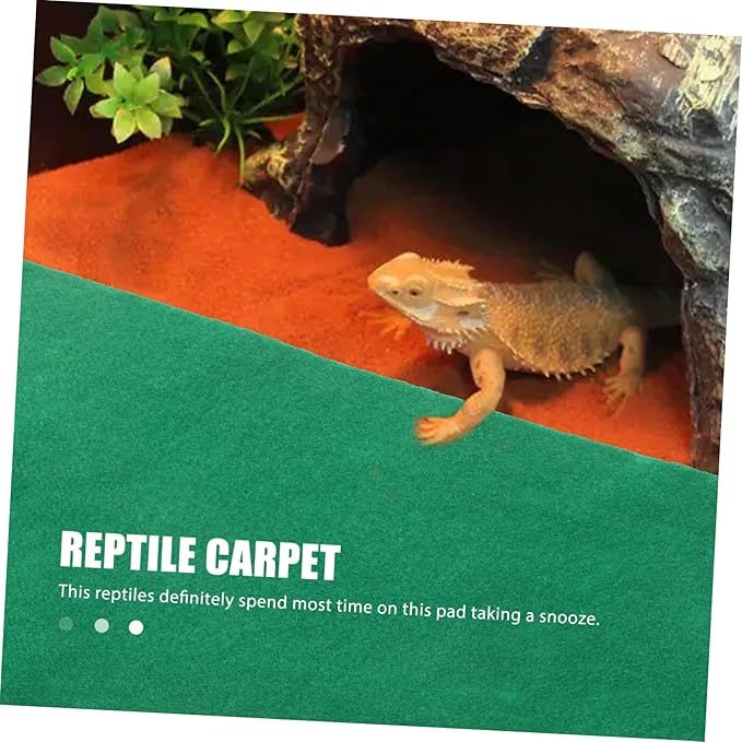 balacoo Reptile Cushion Warm Pet Sleeping Mat for Tortoises Lizards Spiders Safe Reptile Supplies for Comfort