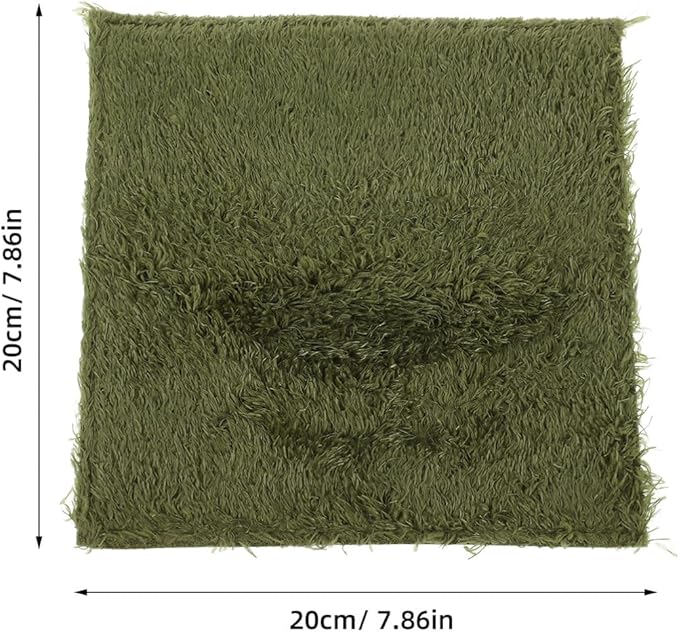 POPETPOP Reptile Carpet Liner Mat for Terrarium Bedding Moisture Retaining Faux Grass Substrate for Snakes Lizards Tortoises and