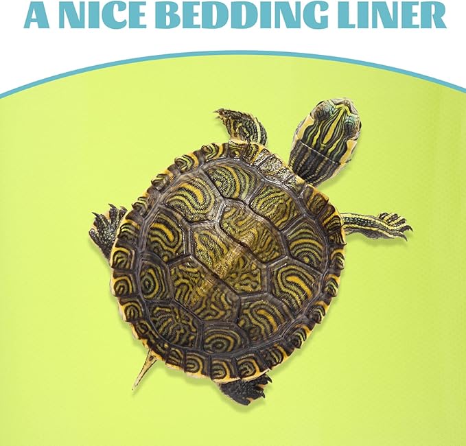 GALPADA Reptile Carpet Mat for Leopard Gecko Tank Substrate Bedding for Snakes Lizards Tortoises and More Easy to Clean Lightweight Liner