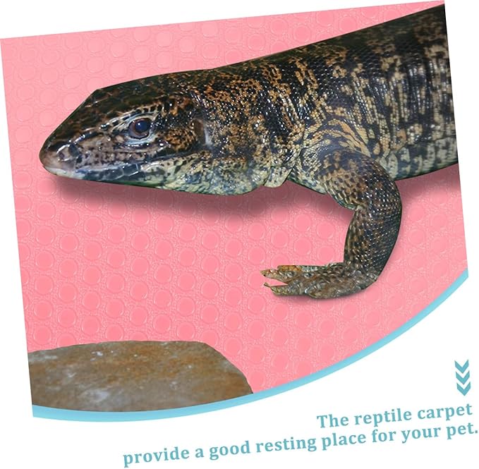 YARNOW Reptile Carpet for Bearded Dragon Gecko Snake Turtle Substrate Mat Foldable Eva Material Terrarium Accessories