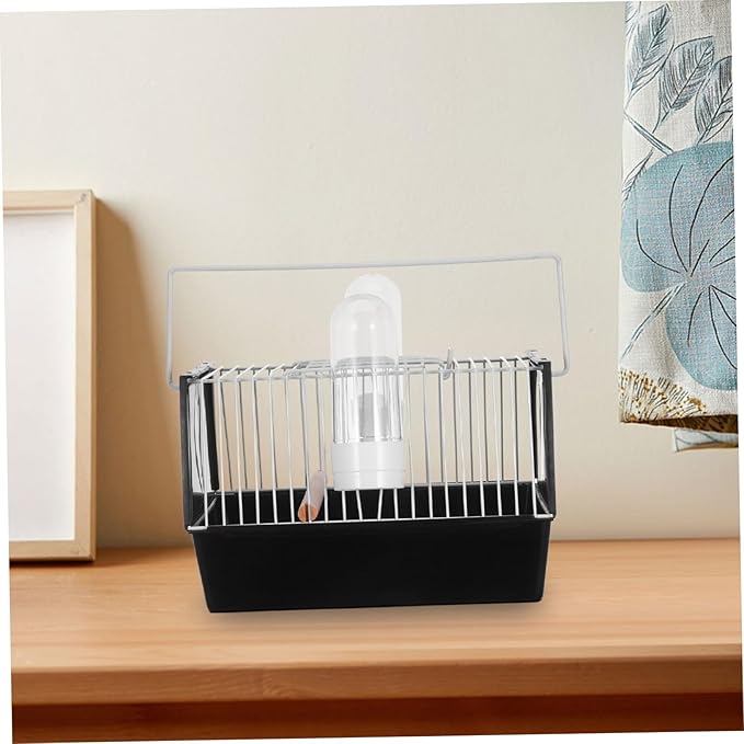 BESPORTBLE 1pc Portable Handheld Bird Cage for Parrots Cockatiels Travel Carrier Simple Handle Lightweight Design for Outdoor Use for Bird Transport and Outings