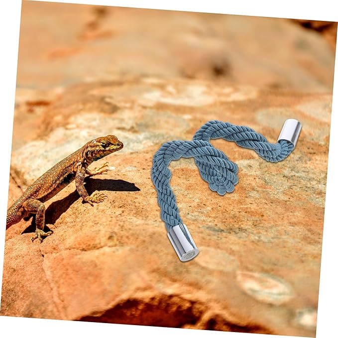 MERRYHAPY Multipurpose Reptile Climbing Ropes Pet Swing Climbing Toy Reptile Tank Accessories Safe and Ropes for Lizards