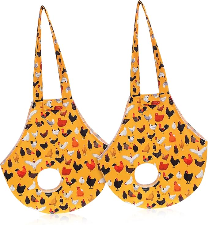 2pcs Pet Chicken Holder Bags Stylish Sling Carrier for Comfortable Travel Convenient Chicken Accessories for Outdoor Use Designed for Hens and