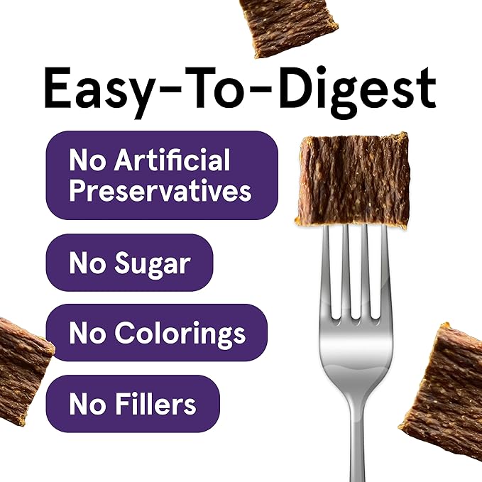 TRMC Real Meat Dog Treats - 12oz Bag of Bite-Sized Air-Dried Lamb & Liver Jerky for Dogs - Grain-Free Jerky Dog Treats Made up of 95% Free-Range, Grass Fed Lamb - All-Natural Dog Treats