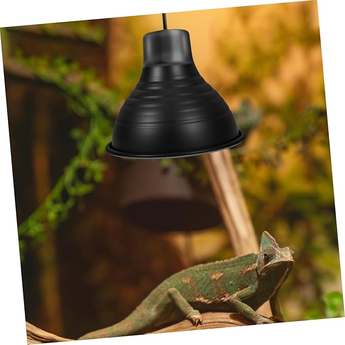 Heat Lamp Cover for Reptiles Lampshade Shell for Geckos Insulation Lampshade for Pet Lizards Easy Install Reptile Lamp Accessory