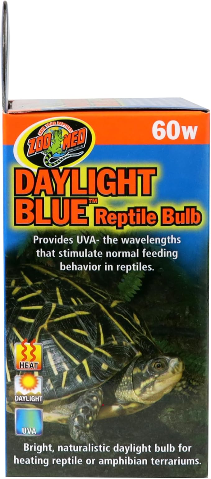 Zoo Med Daylight Blue Reptile Bulb [Set of 2] Watt: 60 Watts