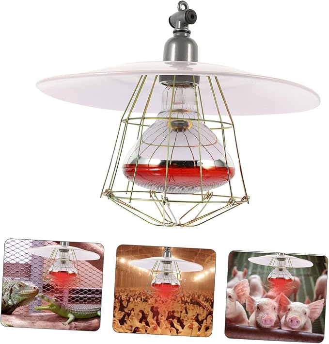 Angoily 3pcs Livestock Heat Lamp Kit Warming Light for Reptiles and Pets High Thermal Efficiency and Easy Installation for Lizard Cages and Animals