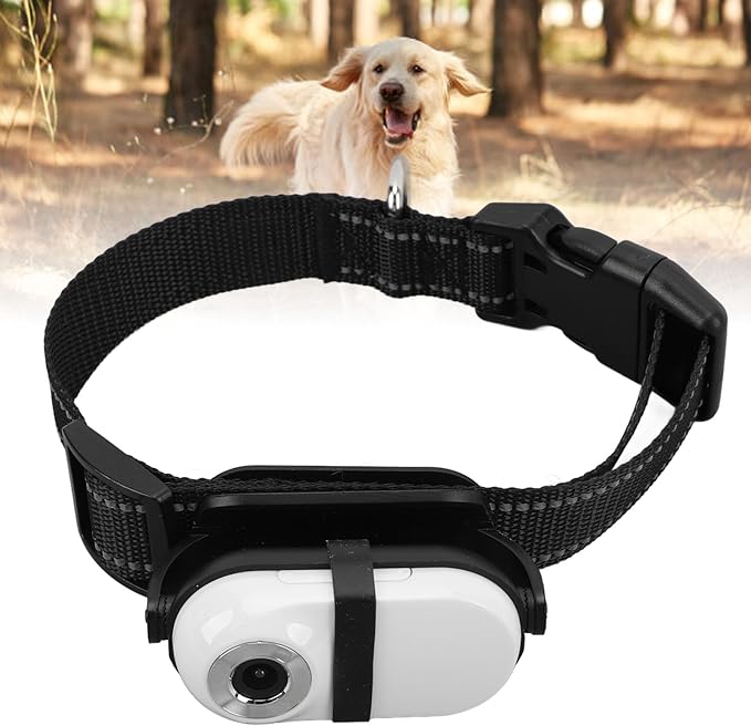Diyeeni Cat Camera Collar, HD 1080P Dog Collar Camera with Memory Card, 130° Wide Angle, Built in MIC, Mini Body Camera Action Camera for Dogs Cats Gifts Indoor & Outdoor (128GB)
