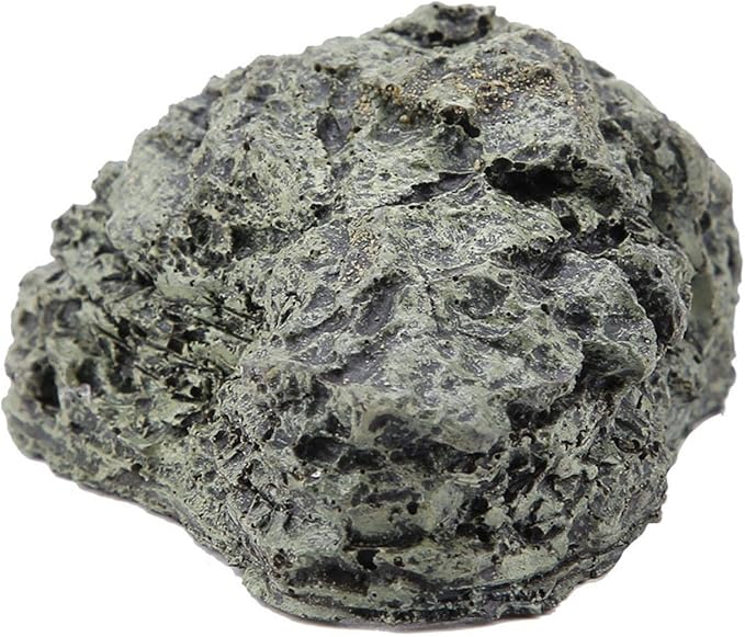 KUIDAMOS Reptile Rock Hide Cave reptile hides and caves Reptile Hiding Habitats Cave, Ideal tortuguero for Small Lizards, Frogs, Turtles, Frogs, Snakes(S) Terrariums